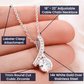 TO MY BEAUTIFUL MOM LITTLE GIRL ALLURING BEAUTY NECKLACE GIFT SET
