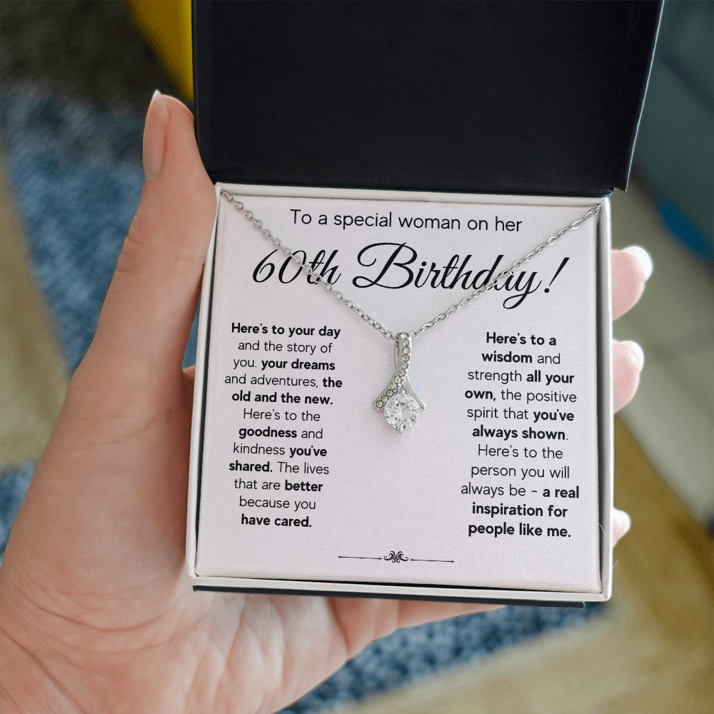 60TH BIRTHDAY WISDOM ALLURING NECKLACE GIFT SET