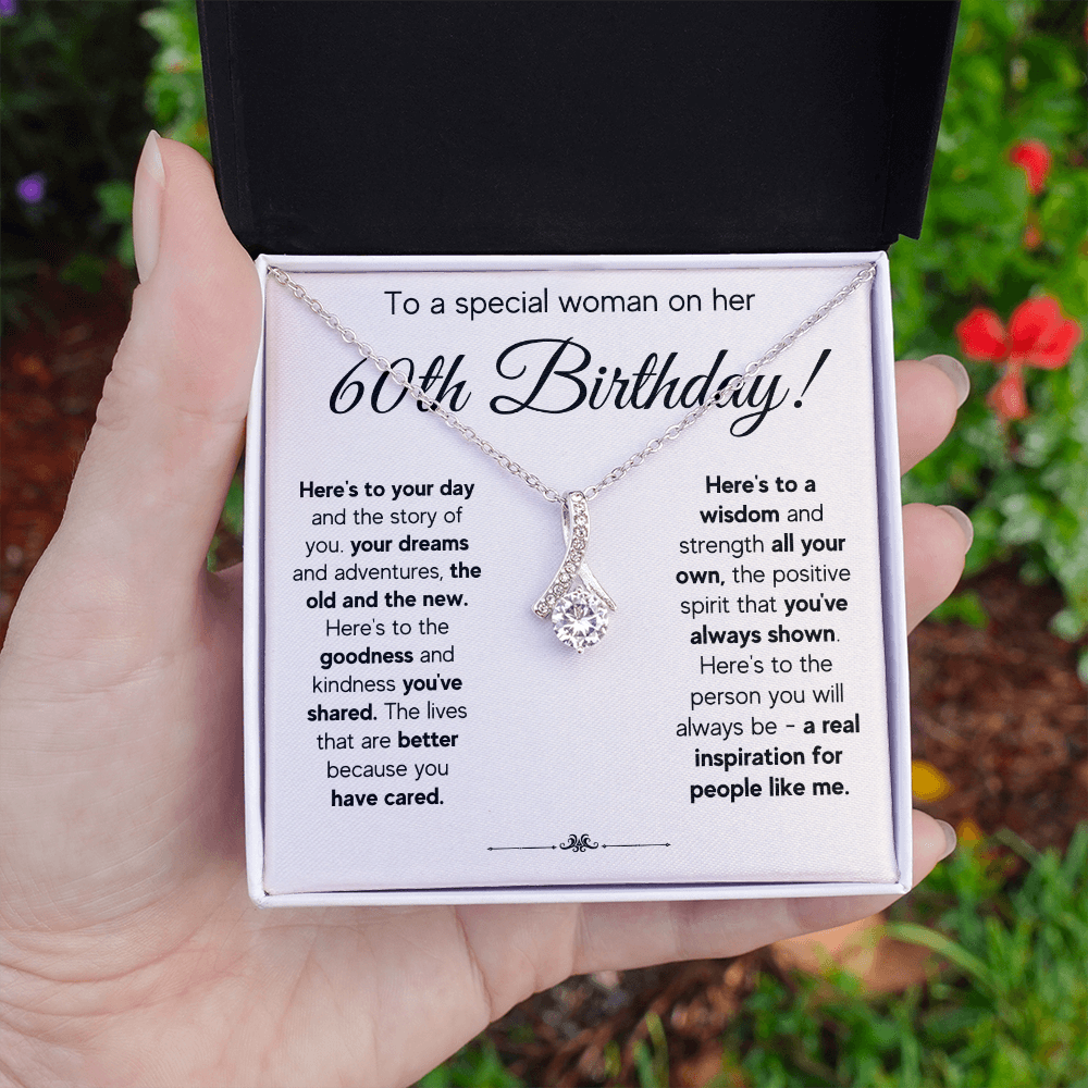 60TH BIRTHDAY WISDOM ALLURING NECKLACE GIFT SET