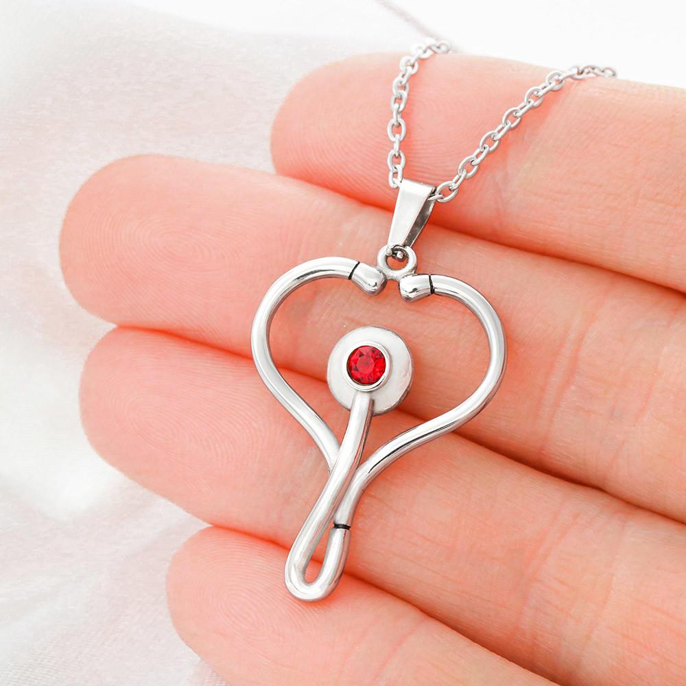 Being a Nurse Means - Stethoscope Necklace