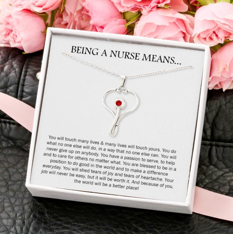 Being a Nurse Means - Stethoscope Necklace