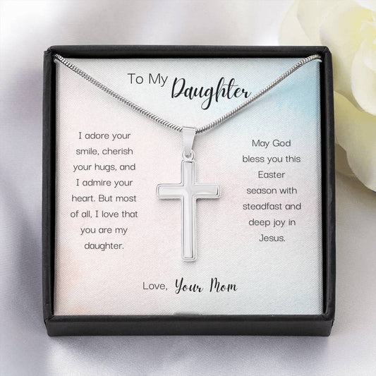 To My Daughter - God Bless You This Easter - Necklace