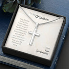 To My Grandson - Linger In Your Heart Forever - Necklace