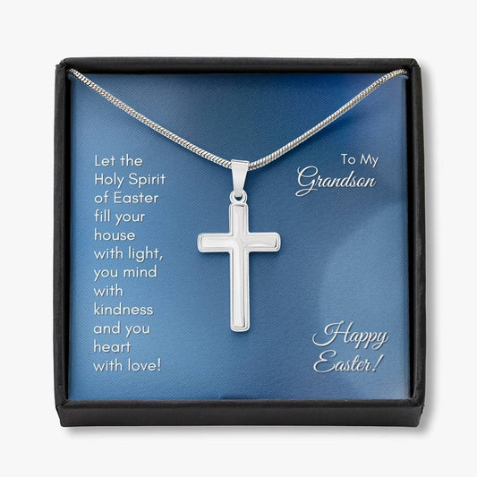 To My Grandson - Fill your Heart With Love - Necklace
