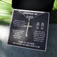 STEPPED UP DAD CROSS NECKLACE GIFT SET