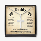 DADDY BUMP CROSS NECKLACE GIFT SET