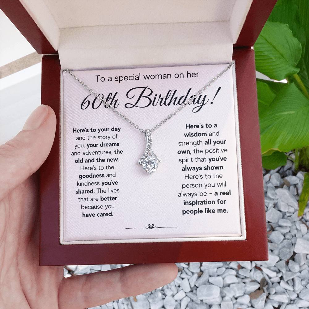 60TH BIRTHDAY WISDOM ALLURING NECKLACE GIFT SET