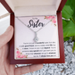 TO MY SISTER LOVE YOU SO ALLURING NECKLACE GIFT SET