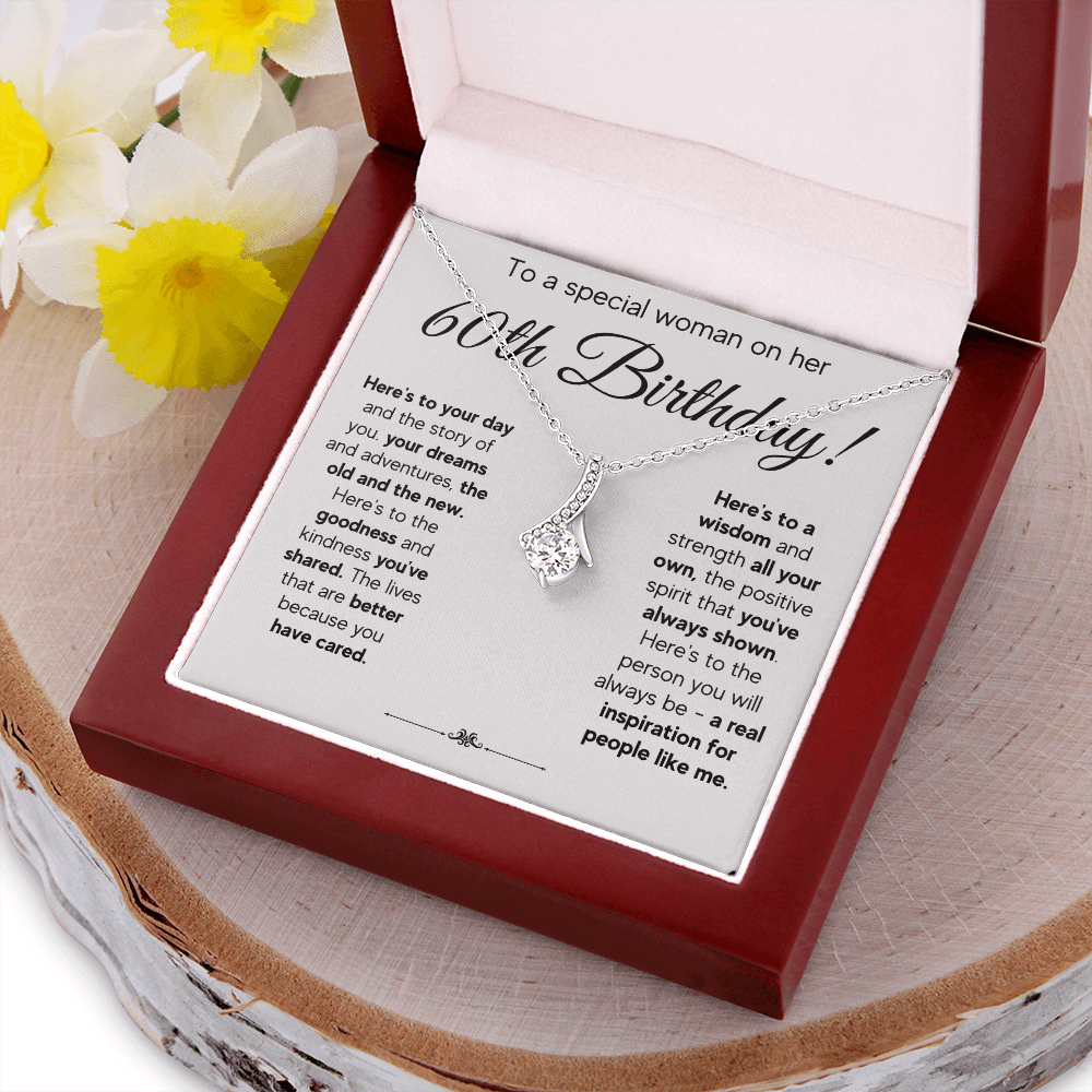 60TH BIRTHDAY WISDOM ALLURING NECKLACE GIFT SET