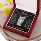 TO MY BEAUTIFUL MOM LITTLE GIRL ALLURING BEAUTY NECKLACE GIFT SET