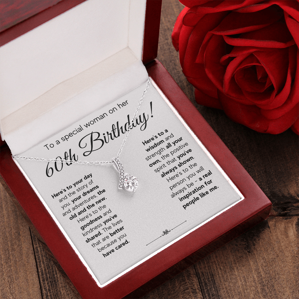 60TH BIRTHDAY WISDOM ALLURING NECKLACE GIFT SET
