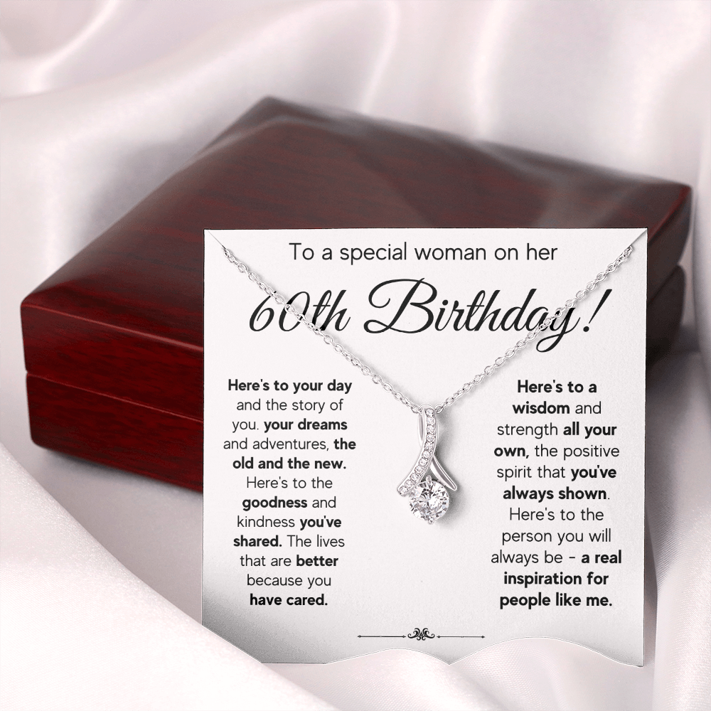 60TH BIRTHDAY WISDOM ALLURING NECKLACE GIFT SET