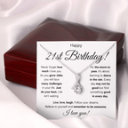 21ST BIRTHDAY RAIN ALLURING NECKLACE GIFT SET