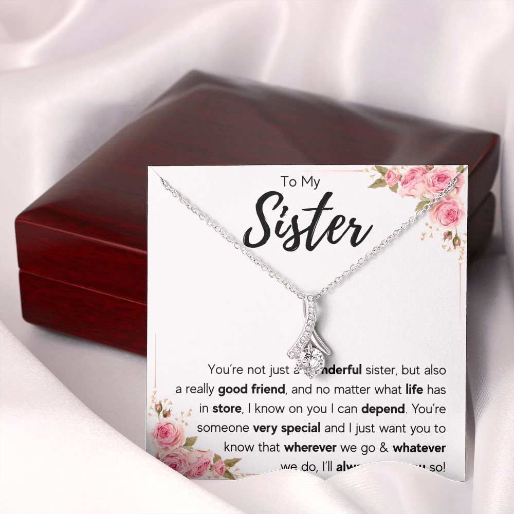 TO MY SISTER LOVE YOU SO ALLURING NECKLACE GIFT SET