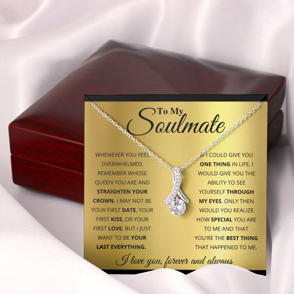 TO MY SOULMATE GOLD ALLURING NECKLACE GIFT SET