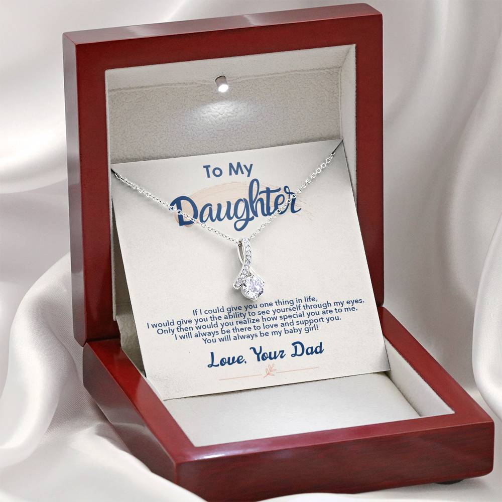 To My Daughter - Always Be My Baby Girl - Necklace