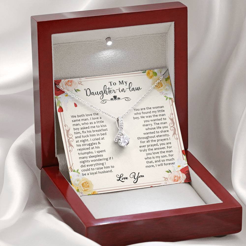 Daughter-in-Law, We Both Love the Same Man, Beauty Necklace