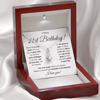 21ST BIRTHDAY RAIN ALLURING NECKLACE GIFT SET
