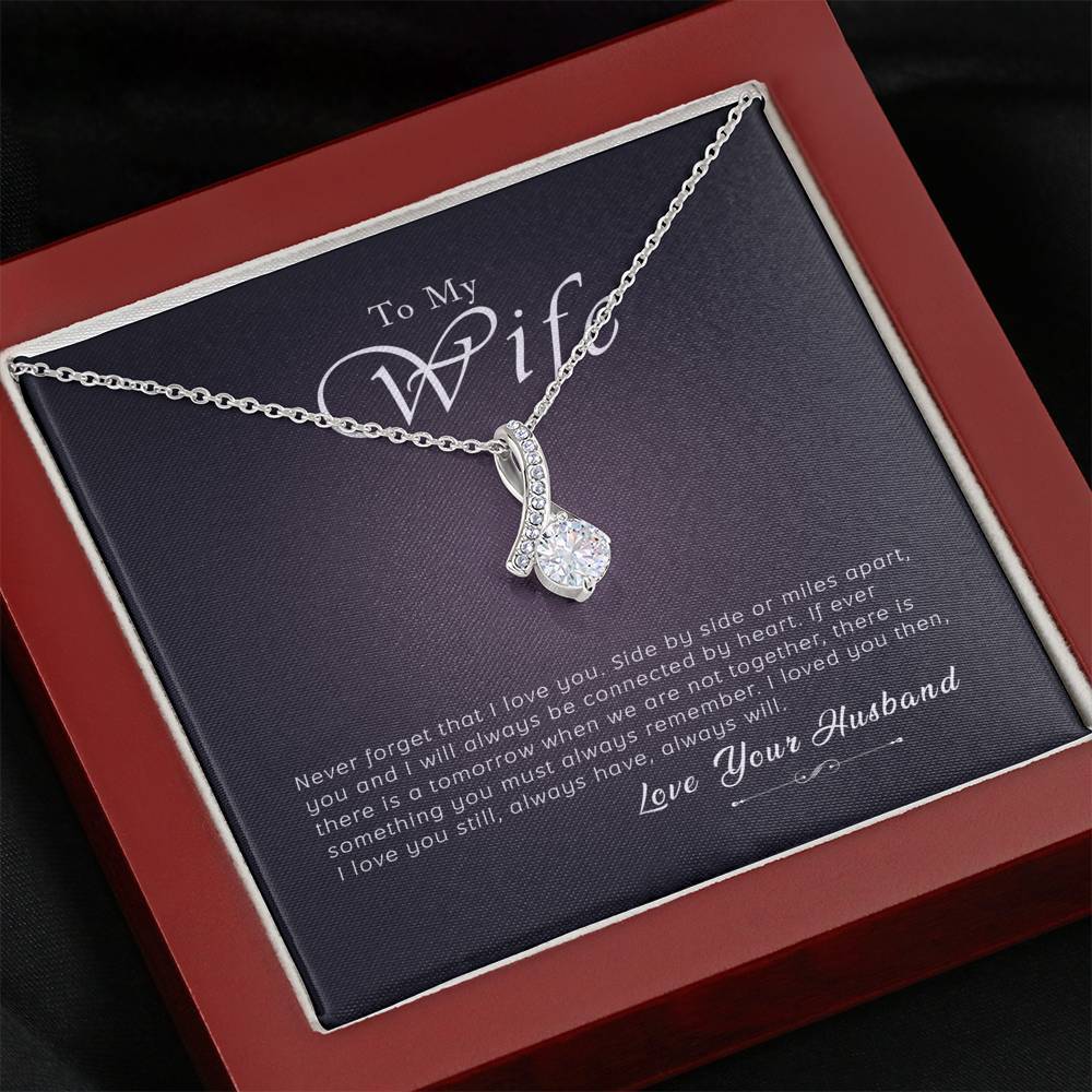 To My Wife - Always Will - Alluring Beauty Necklace