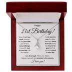 21ST BIRTHDAY RAIN ALLURING NECKLACE GIFT SET