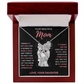 TO MY BEAUTIFUL MOM LITTLE GIRL ALLURING BEAUTY NECKLACE GIFT SET
