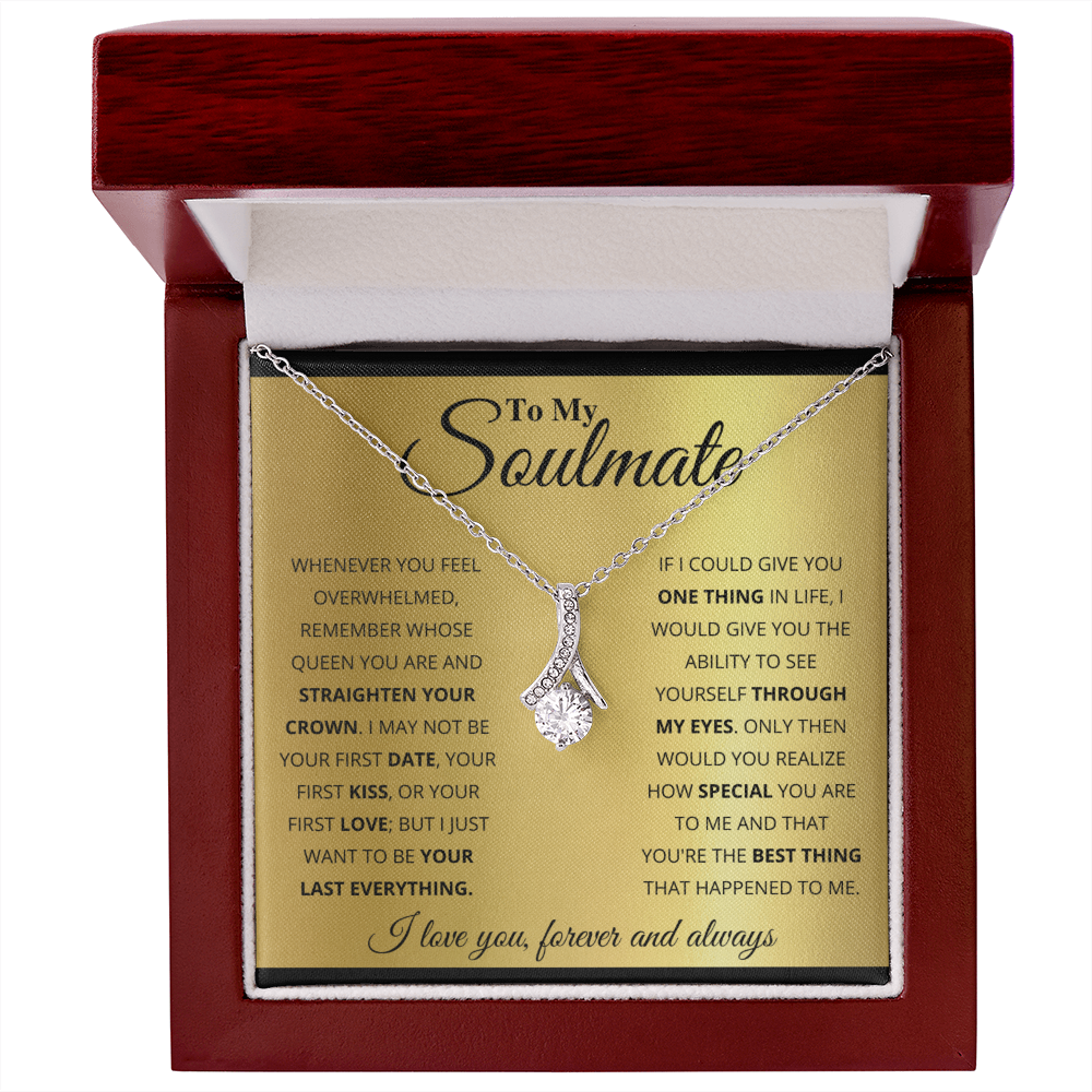 TO MY SOULMATE GOLD ALLURING NECKLACE GIFT SET