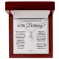 60TH BIRTHDAY WISDOM ALLURING NECKLACE GIFT SET