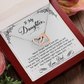 TO MY DAUGHTER BREATHING INTERLOCKING NECKLACE GIFT SET