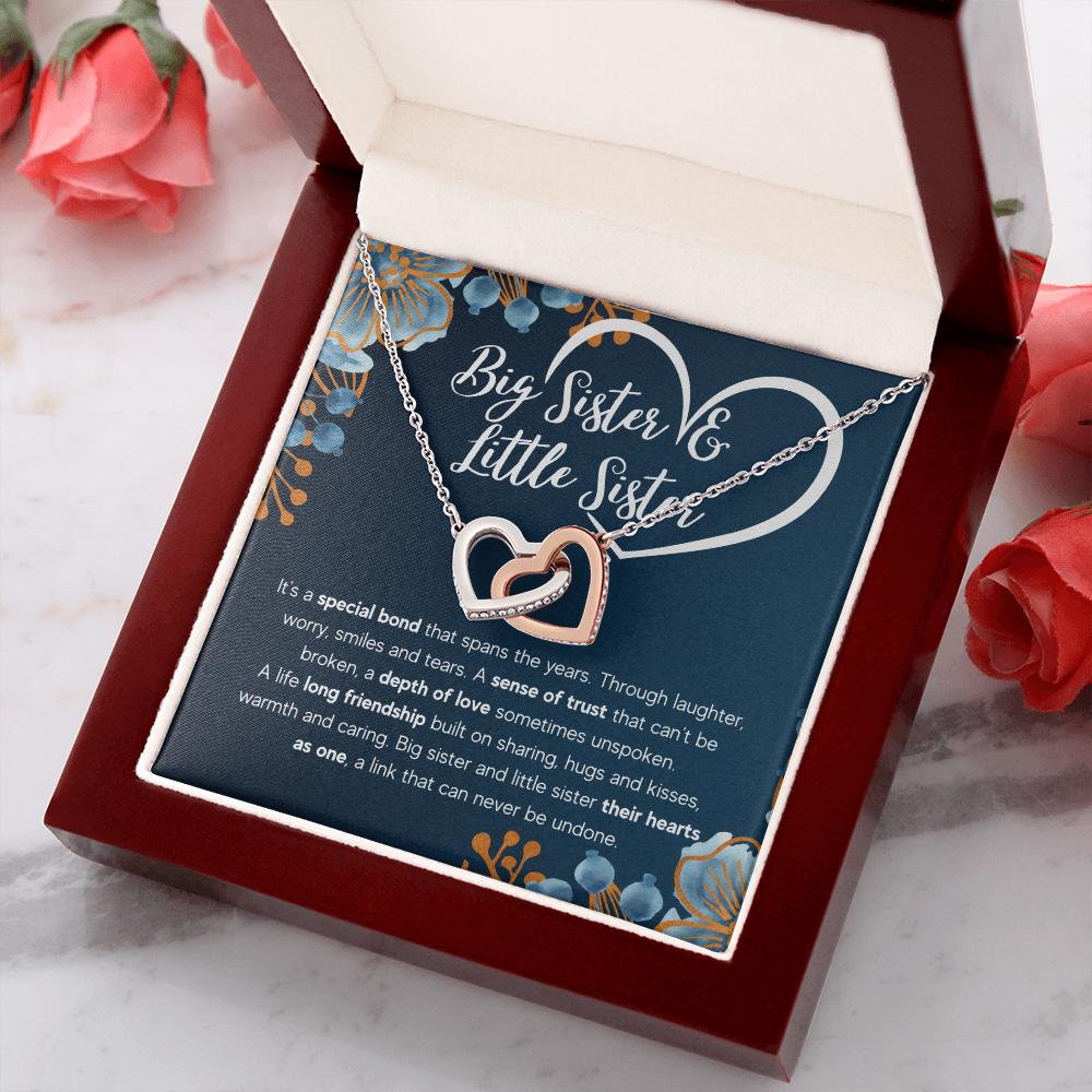 TO MY SISTER BOND INTERLOCKING NECKLACE GIFT SET
