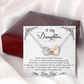 TO MY DAUGHTER BREATHING INTERLOCKING NECKLACE GIFT SET