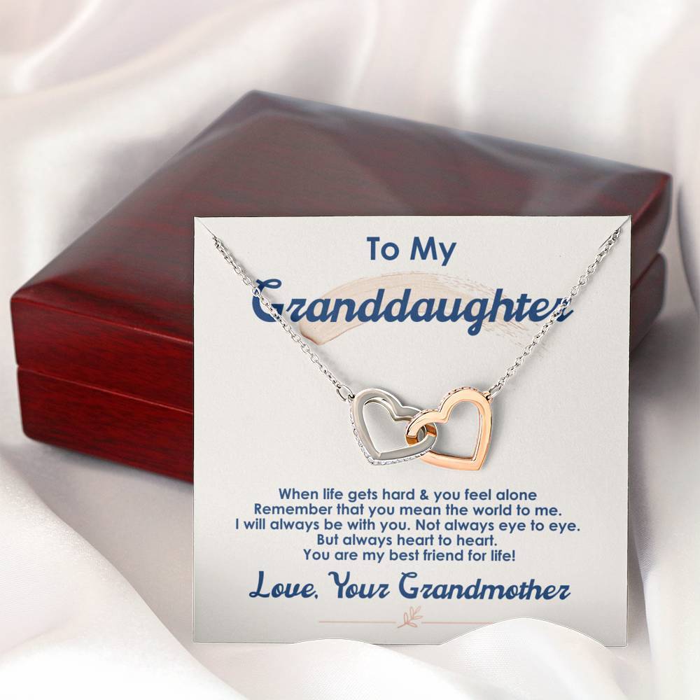 To My Granddaughter - The World To Me - Necklace