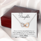 TO MY DAUGHTER BRAVER INTERLOCKING NECKLACE GIFT SET