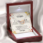 Daughter, I Will Always Be There For You, Interlocking Hearts Necklace