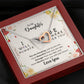 Daughter, I Will Always Be There For You, Interlocking Hearts Necklace