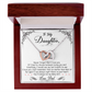 TO MY DAUGHTER BREATHING INTERLOCKING NECKLACE GIFT SET