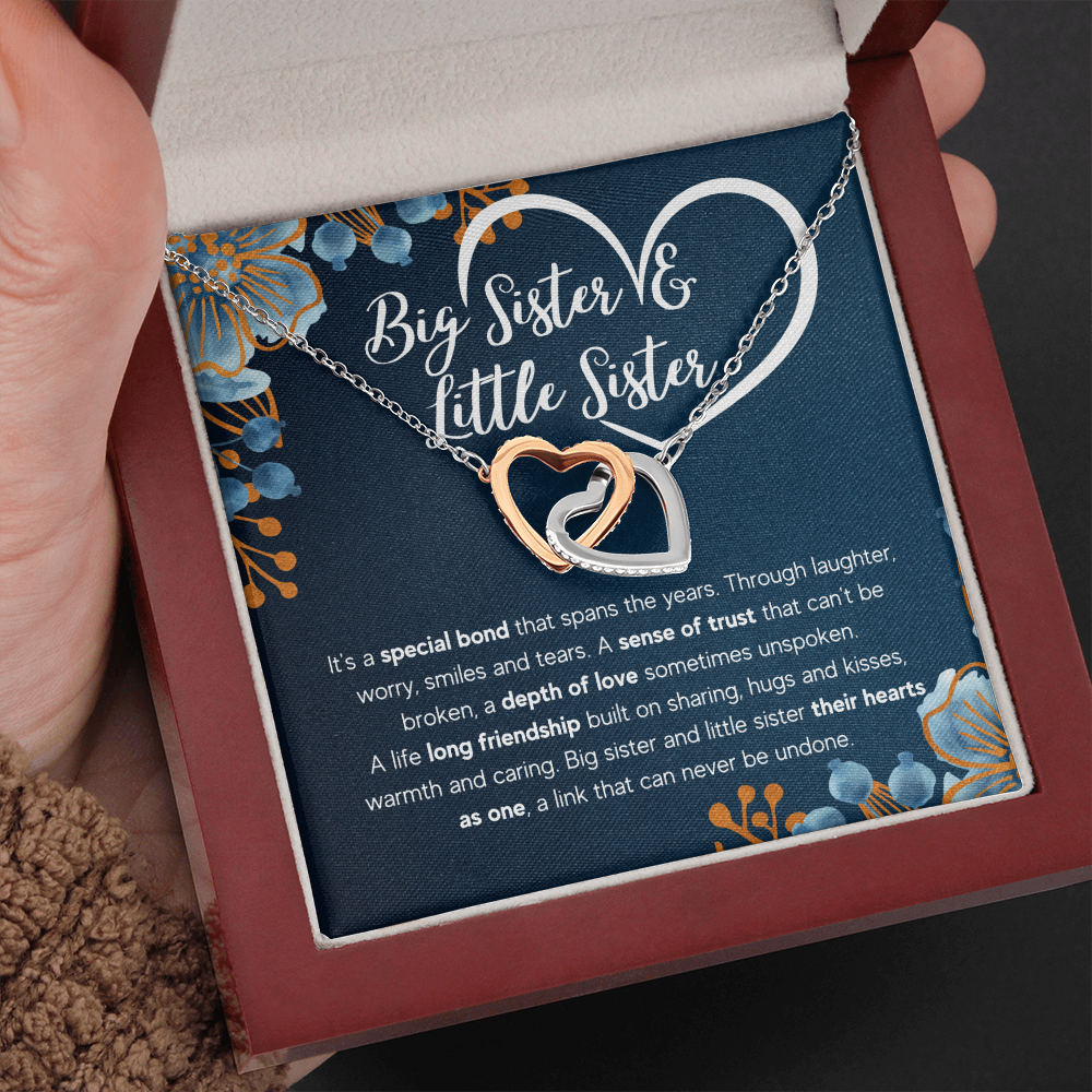 TO MY SISTER BOND INTERLOCKING NECKLACE GIFT SET