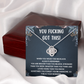ENCOURAGEMENT BRAVER LOVE KNOT NECKLACE GIFT SET