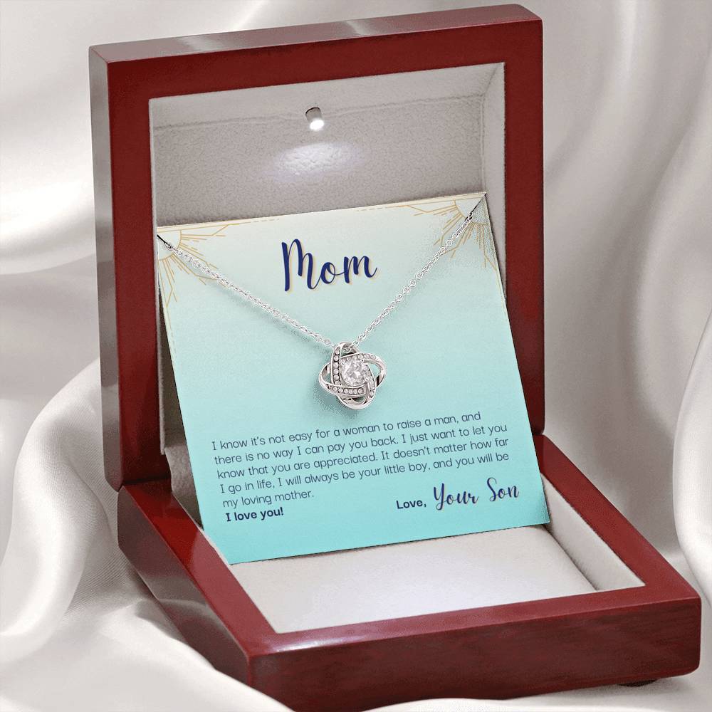 To My Mom - Your Little Boy - Necklace