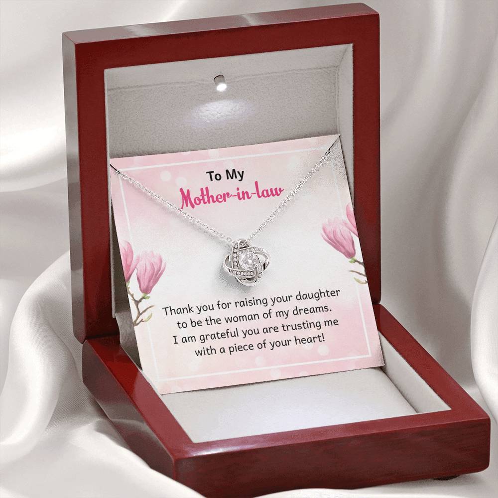 To My Mother-in-law - A Piece of Your Heart - Necklace