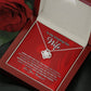 Wife, I Know I Don't Say It, Love Knot Necklace, 6