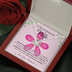 Wife, I Know I Don't Say It, Love Knot Necklace, 8