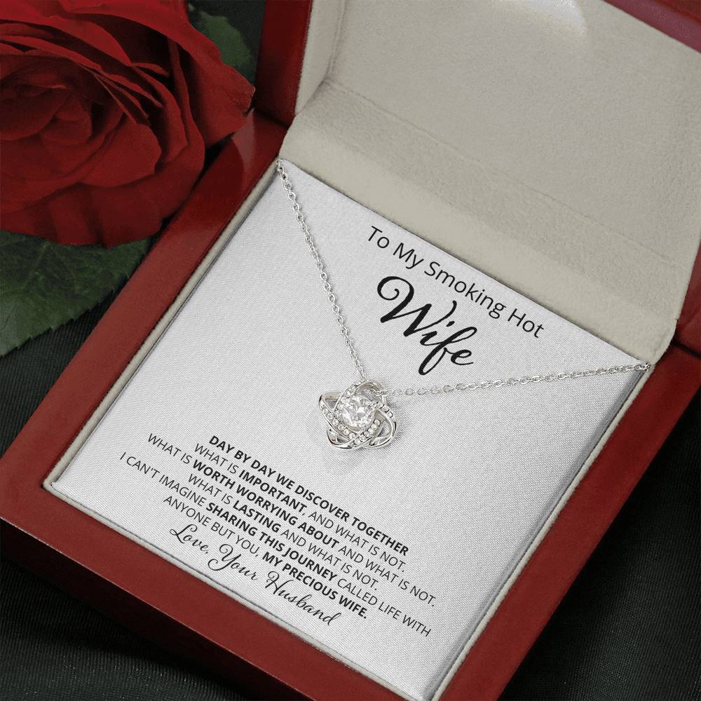 Wife, Day By Day, Love Knot Necklace