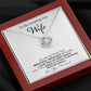 Wife, Perfectly Accent, Love Knot Necklace