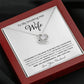 Wife, I've Decided It's Too Good, Love Knot Necklace