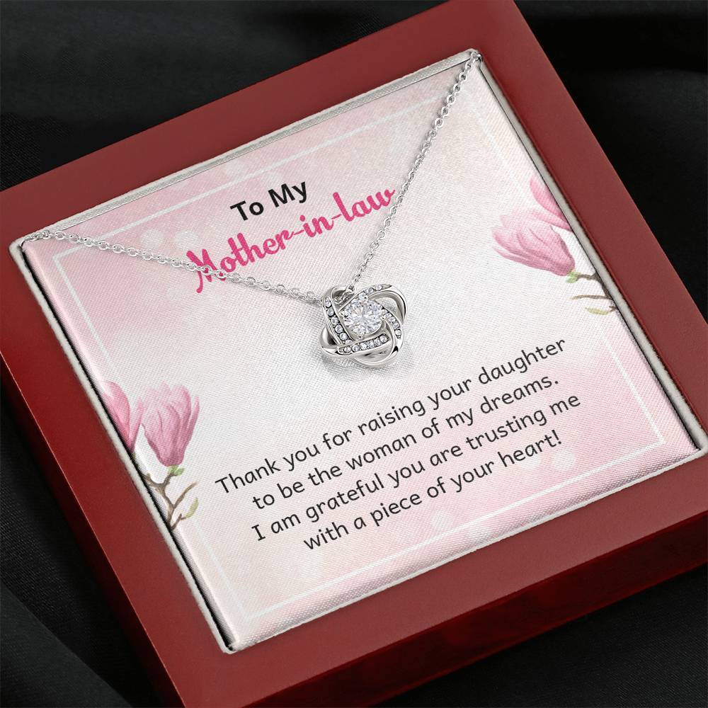 To My Mother-in-law - A Piece of Your Heart - Necklace