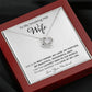 Wife, She is My Best Friend, Love Knot Necklace