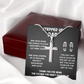 STEPPED UP DAD CROSS NECKLACE GIFT SET