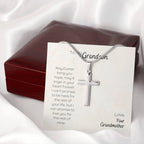 To My Grandson - Linger In Your Heart Forever - Necklace