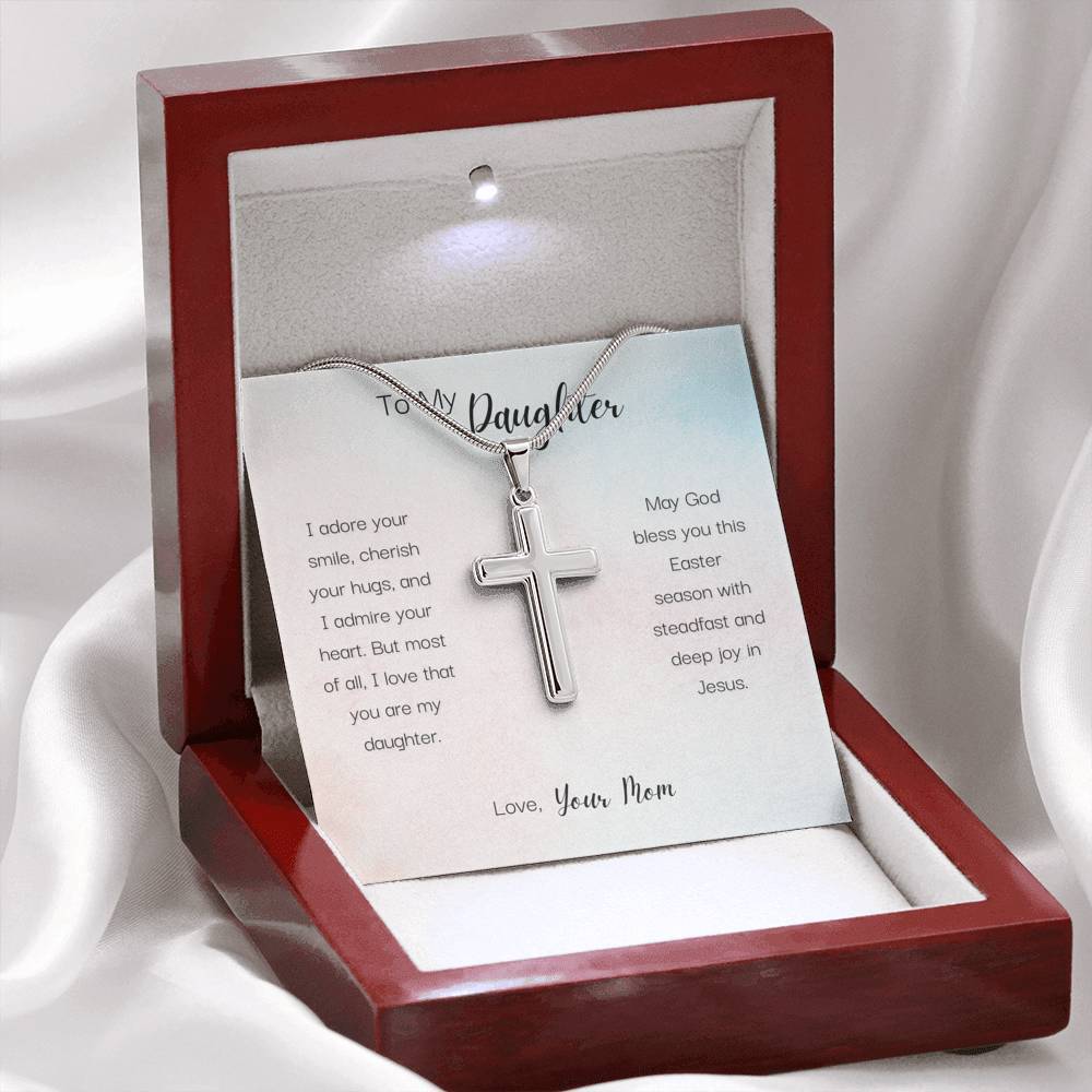 To My Daughter - God Bless You This Easter - Necklace