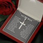 TO MY MAN ALL MY LASTS CROSS NECKLACE GIFT SET